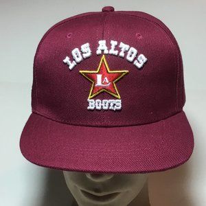 Los Altos Boots Hat Red Adjustable NWOT